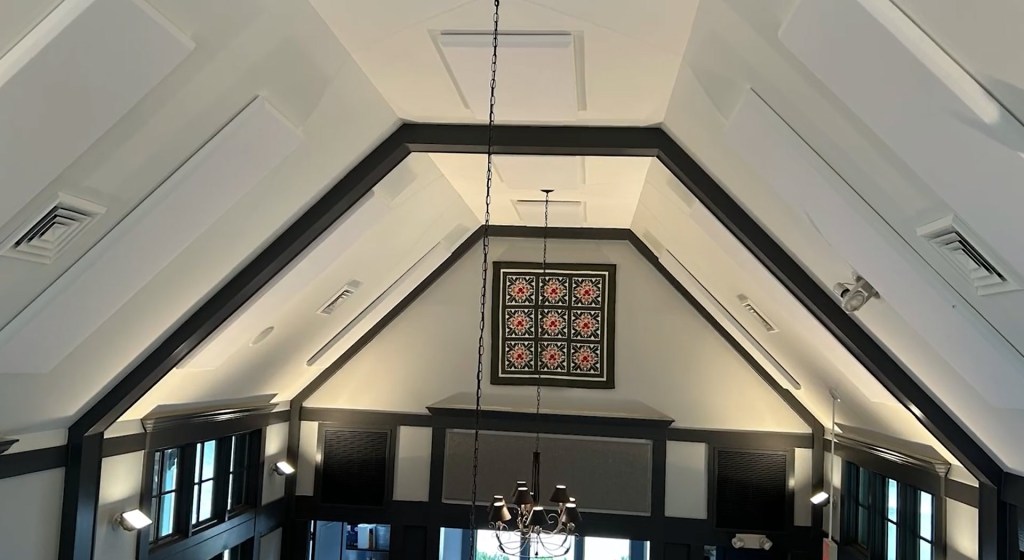 completed ceiling install
